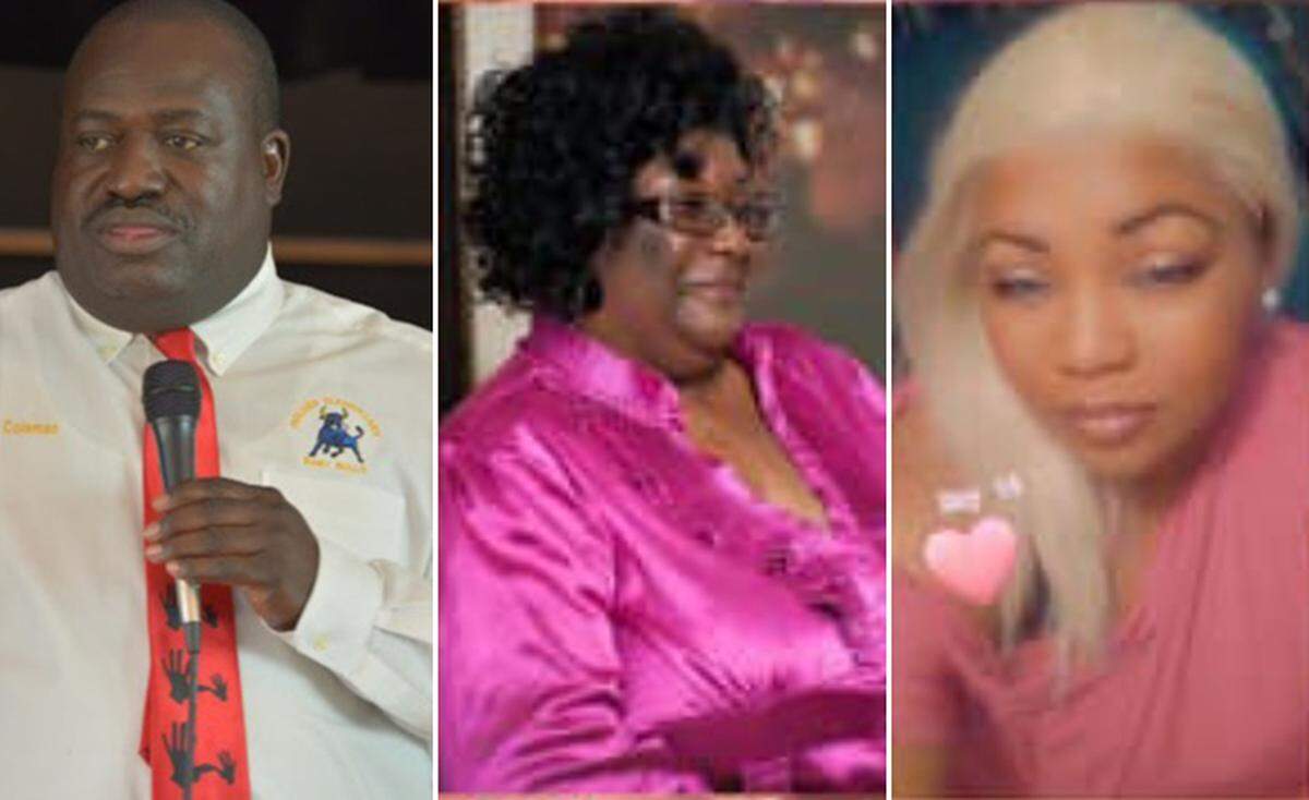 De izquierda a derecha: Abe Coleman, Lillian Smith y la hija de esta, Lakisha Williams, son los tres empleados de las Escuelas Públicas del Condado Miami-Dade que murieron recientemente a causa del COVID-19. Ninguno de ellos estaba vacunado.