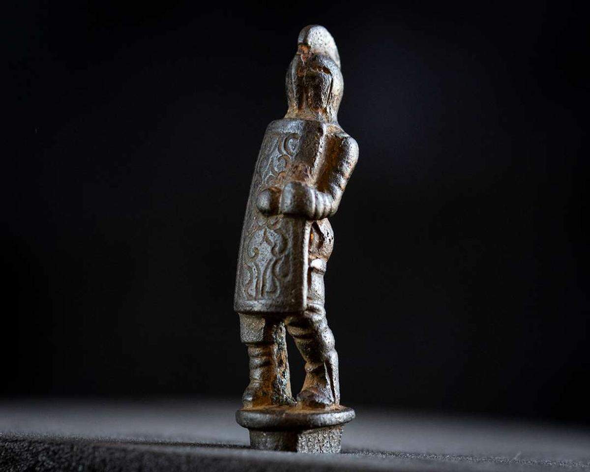 The left-handed, strong and muscular gladiator was armed with a shield and helmet, researchers said.