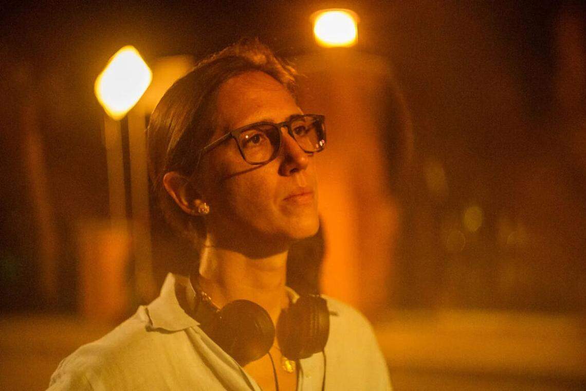 Isabel Custer, co-founder, festival director and programmer of the Key Biscayne Film Festival, taken on the set of her movie “As You Like It – Like That!”