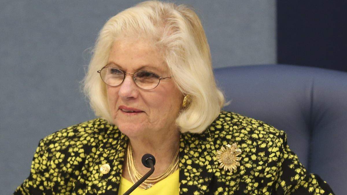 Former Miami Beach Commissioner Joy Malakoff, pictured here at a June 2016 commission meeting, was appointed to fill a vacancy on the commission.
