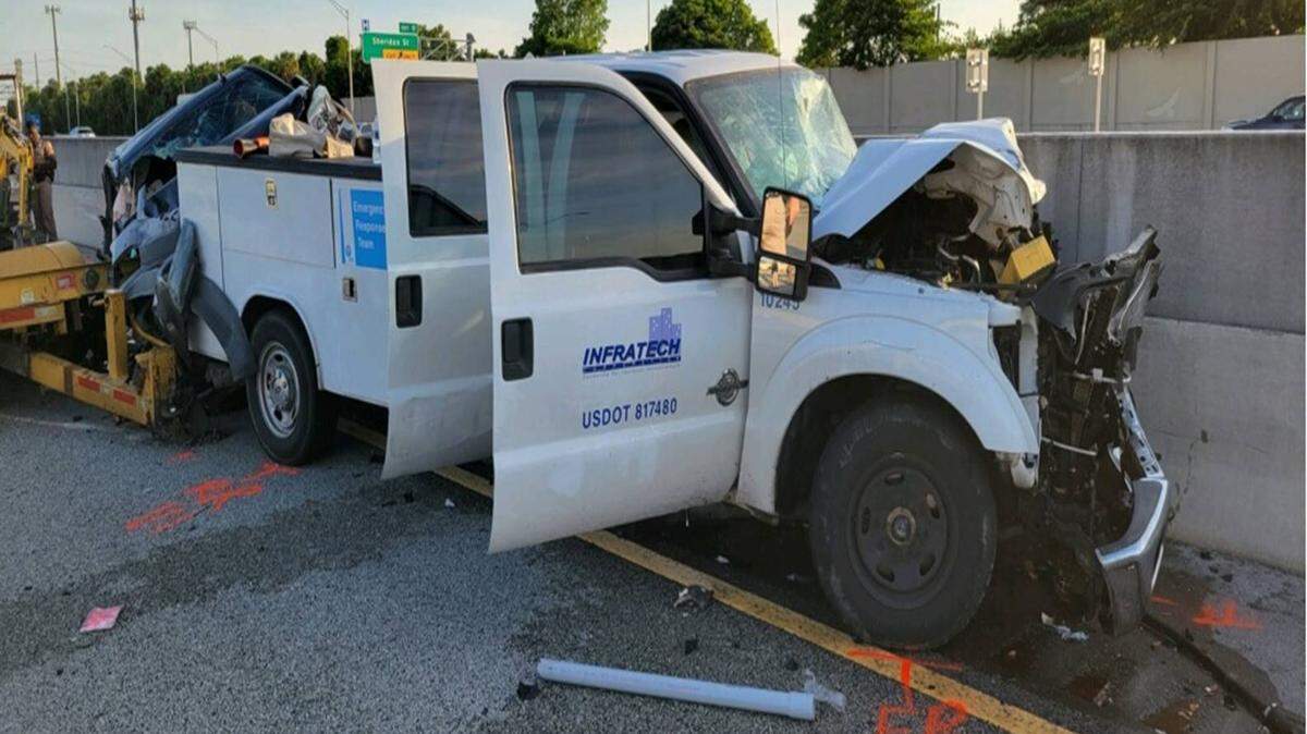 An infant, less than two years old, was killed in a severe two-car crash between an SUV and truck on I-75, Florida Highway Patrol said.