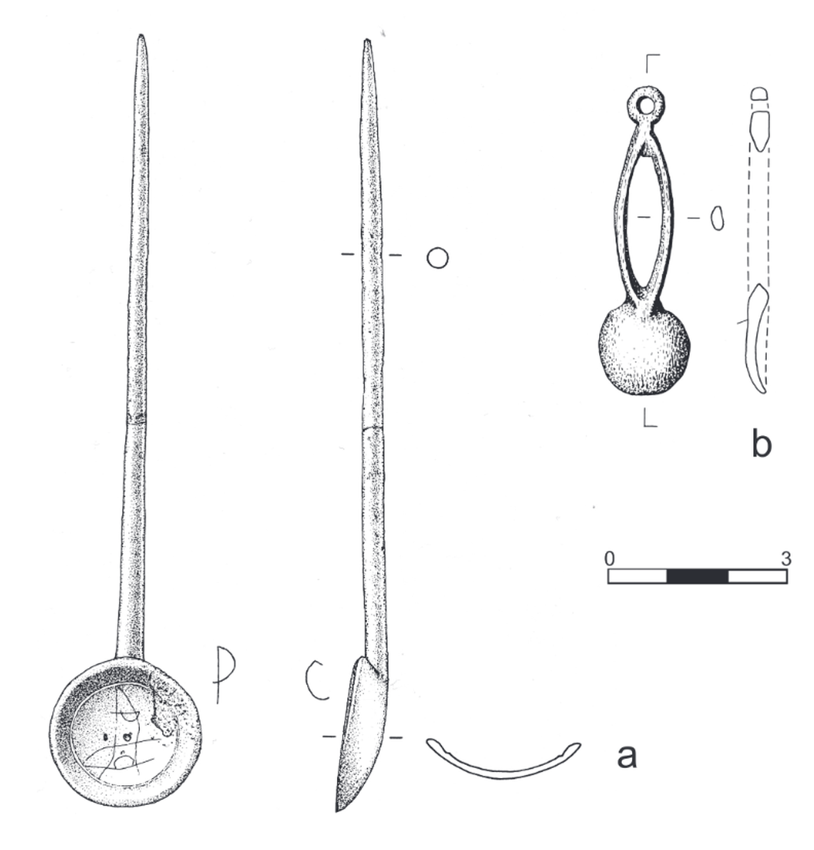 Small spoons, too small to use for eating, were found with the burials of warriors in Europe, researchers said.