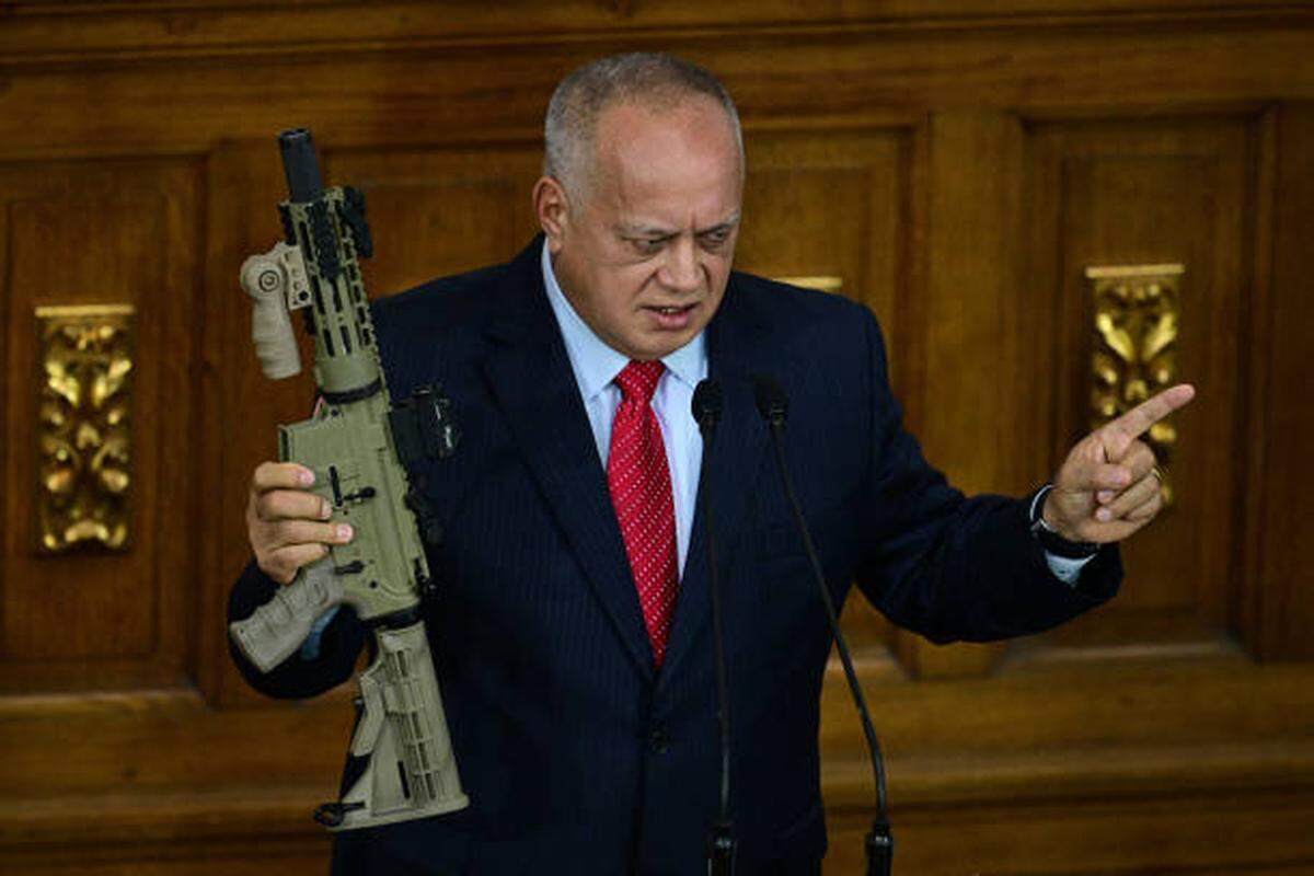 Venezuela's Interior Minister Diosdado Cabello 