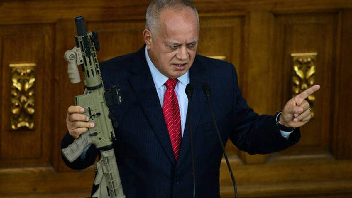 Venezuela's Interior Minister Diosdado Cabello 