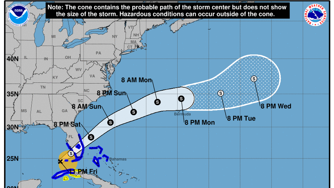 A tropical storm is no longer expected to form, but South Florida starting to flood