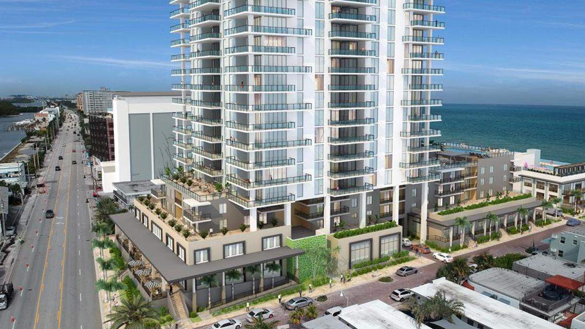 New York-based Condra Property Group wants to build an 18-story tower along Hollywood Beach.