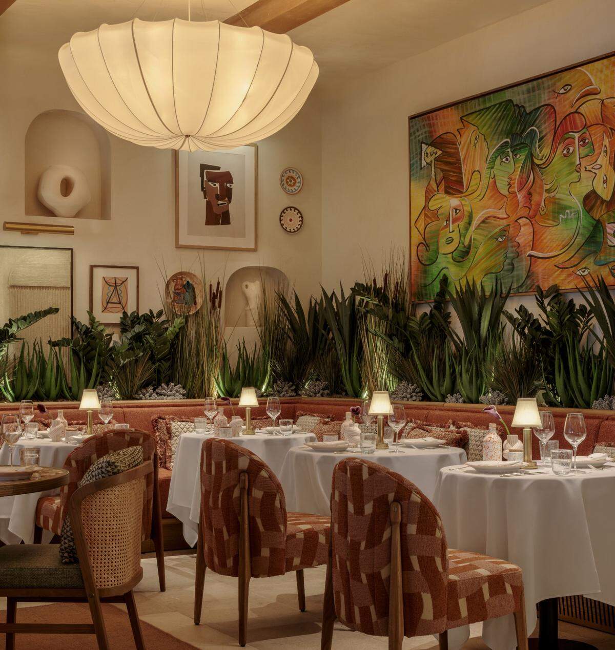 The interior of Claudie restaurant in Brickell.