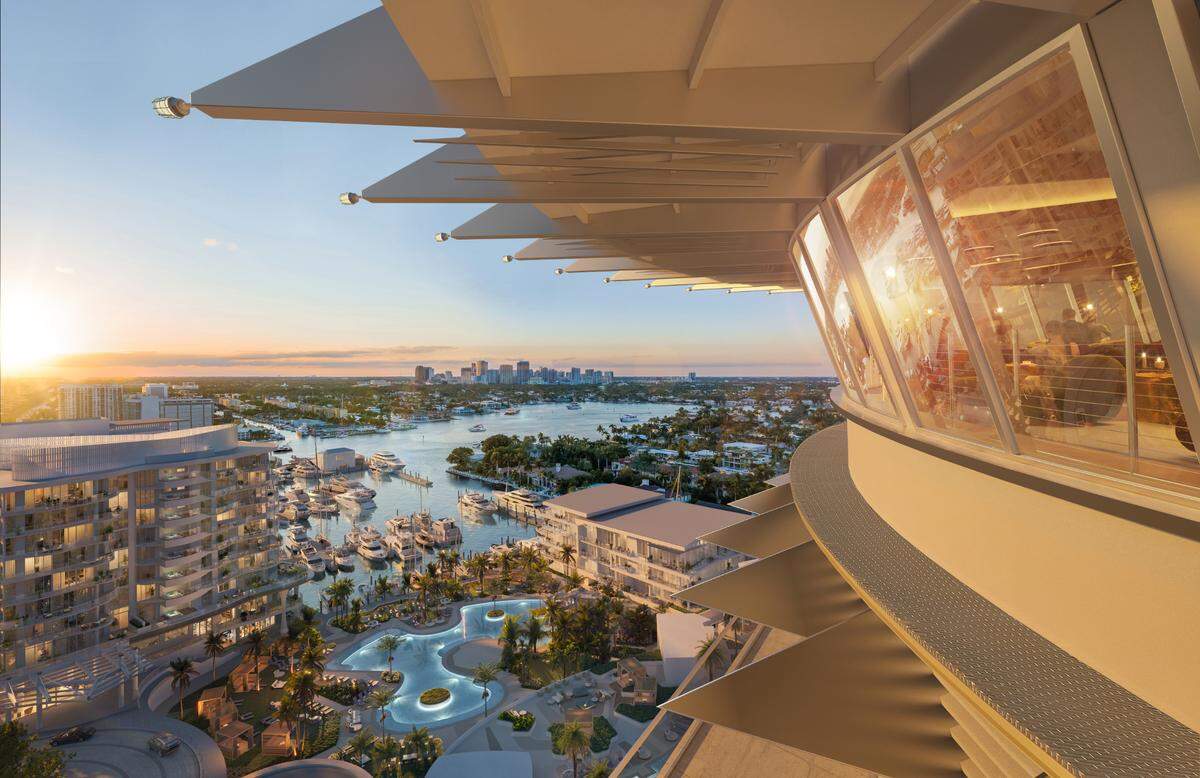Have dinner in the sky at Pier Sixty-Six.