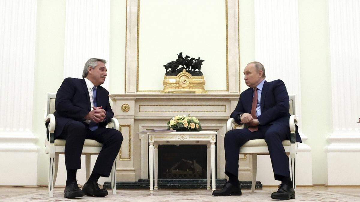 Argentina’s President Alberto Fernández met this month with Vladimir Putin in Moscow.