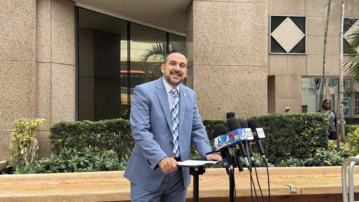 Broward County School Board member Adam Cervera, the lone conservative board member, held a press conference in Fort Lauderdale Tuesday morning calling for the state to conduct a “full scale review of all of the district’s finances.” Broward County Public Schools is reeling from low student enrollment and several financial missteps.