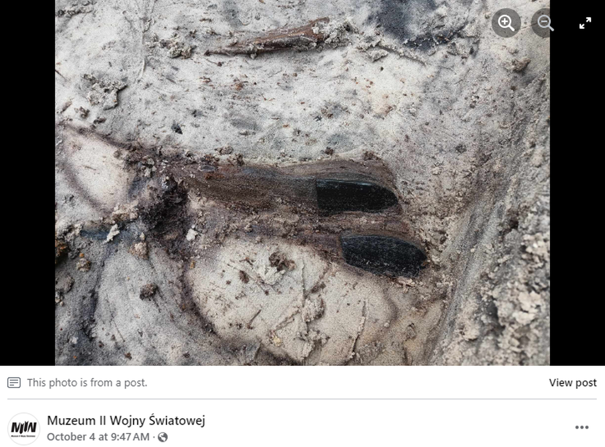 The man was wearing a work suit and leather boots, officials said.