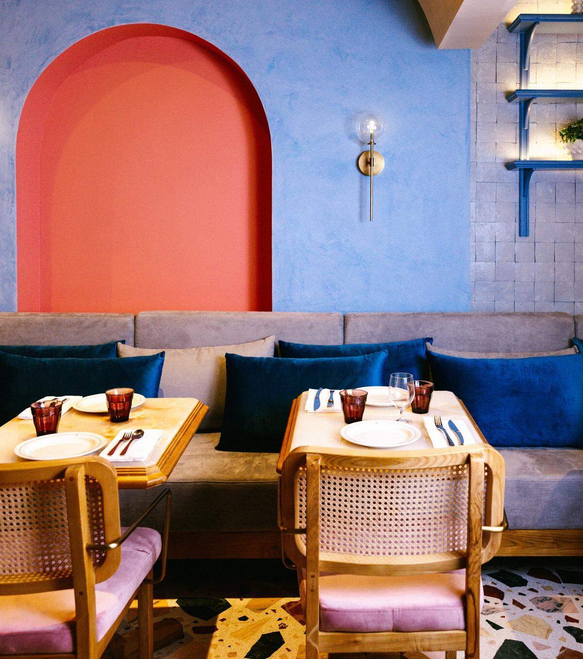 The interior at Bistro 8 in Little Havana.