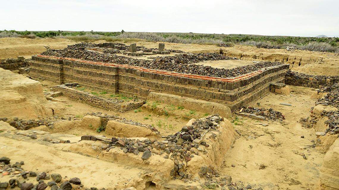 A trove of ancient ceramics were unearthed from a buried city in Eritrea, officials said.