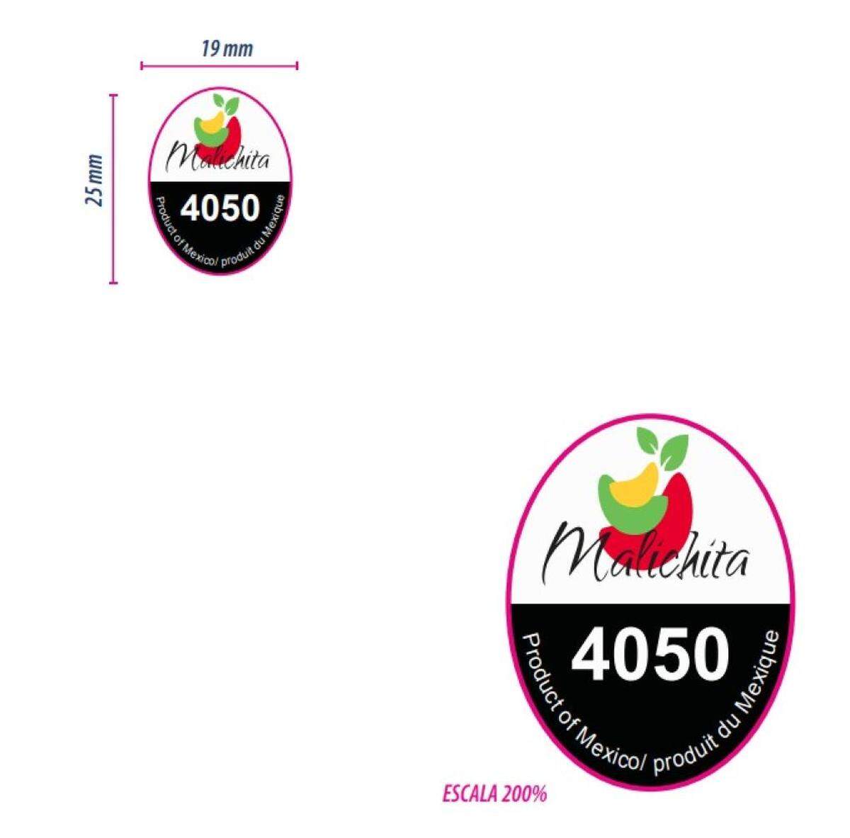 The tag that’ll be found on recalled Malichita cantaloupes with the No. 4050.
