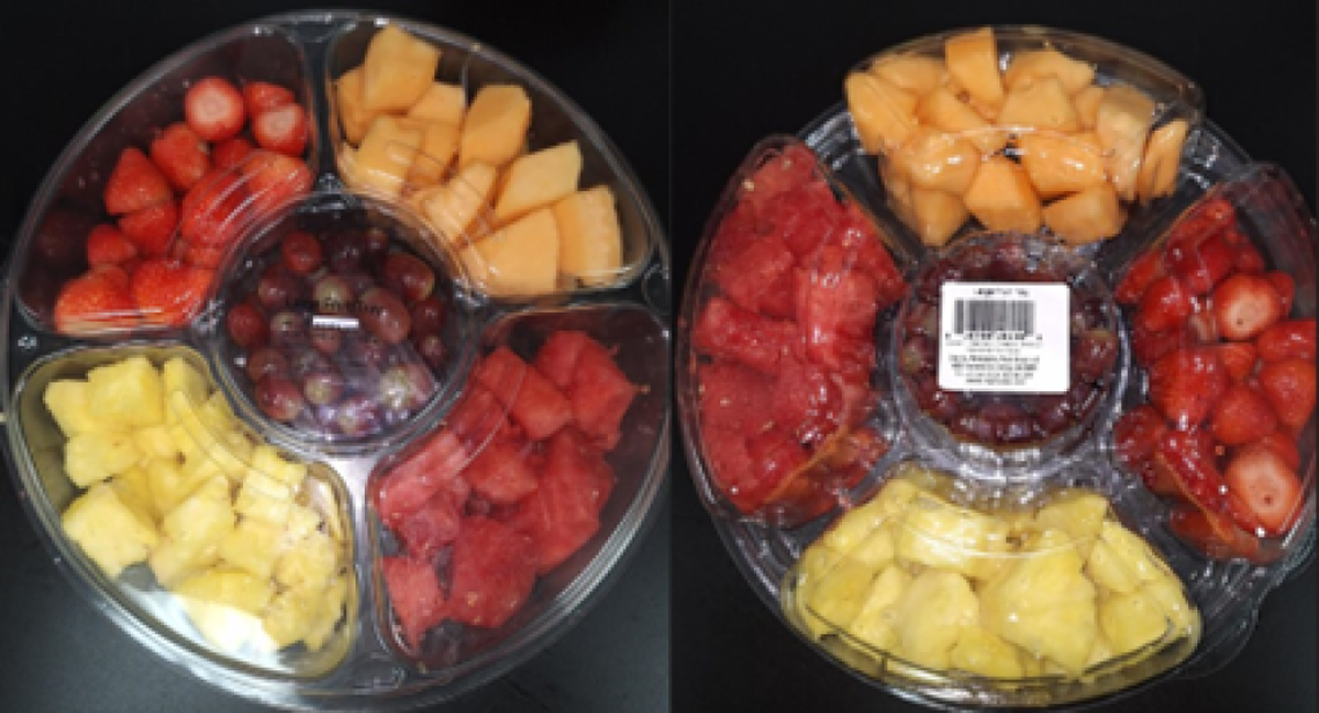 Fruit Trays from Kroger.