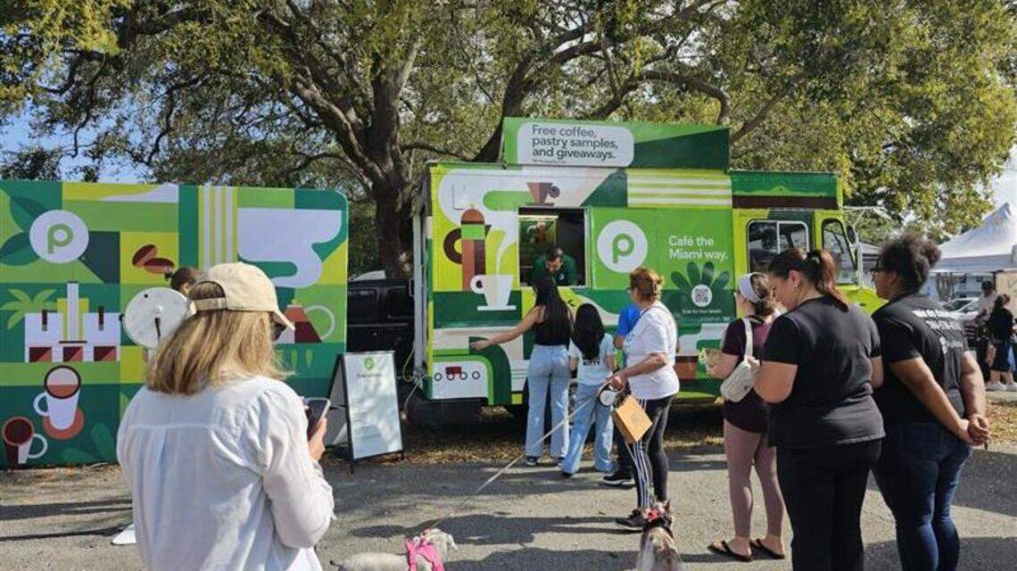 Publix has a cafecito truck? Free coffee rolling on a 2-day Miami tour. Where to find it