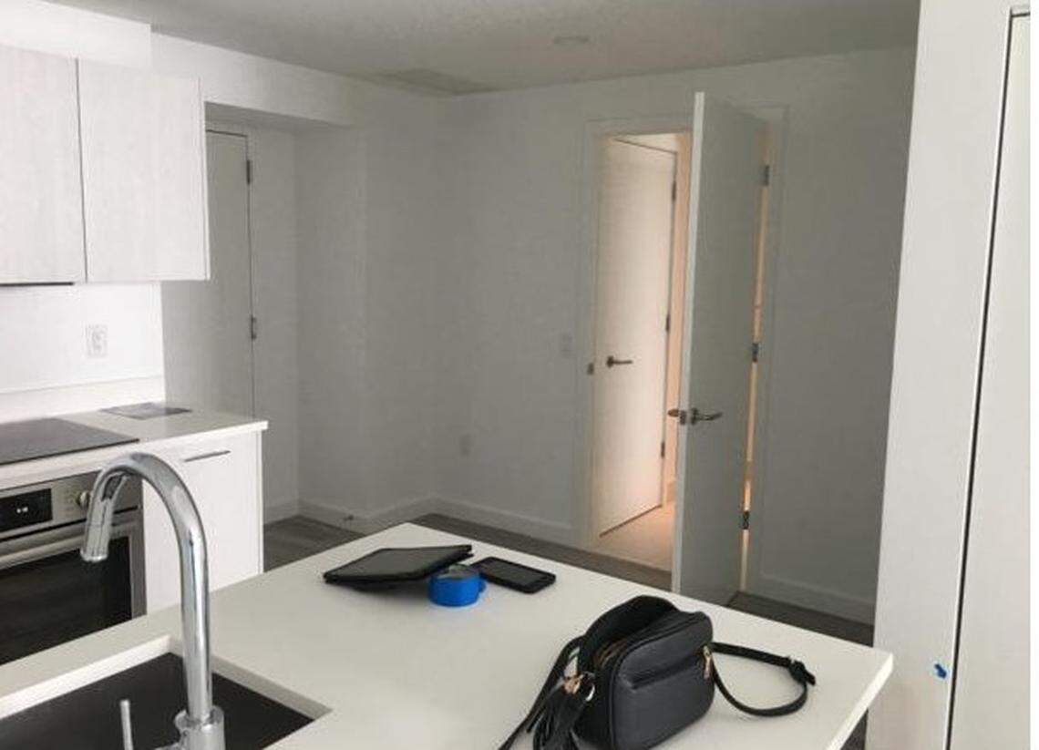 A photo of the supposed den space in one of the Paraiso Bayviews condos.