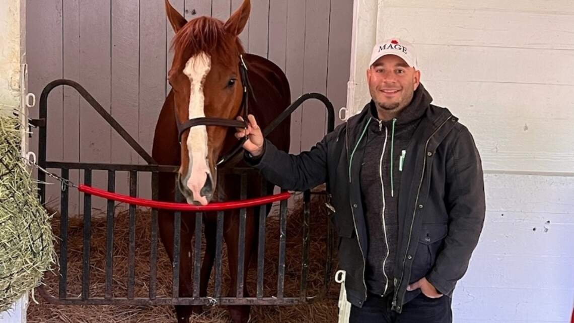 University of Miami grad Ramiro Restrepo living the dream with horse in Kentucky Derby