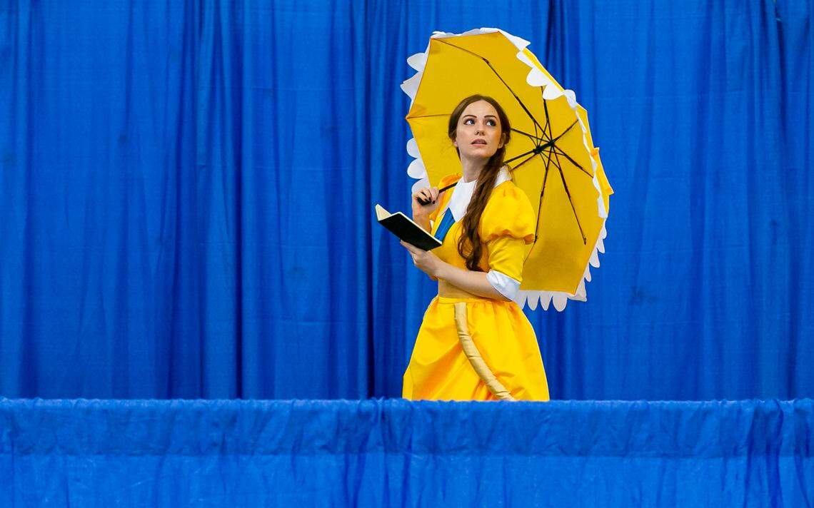 Bethany Goldenberg cosplays as Jane from Disney’s “Tarzan” during Florida Supercon.