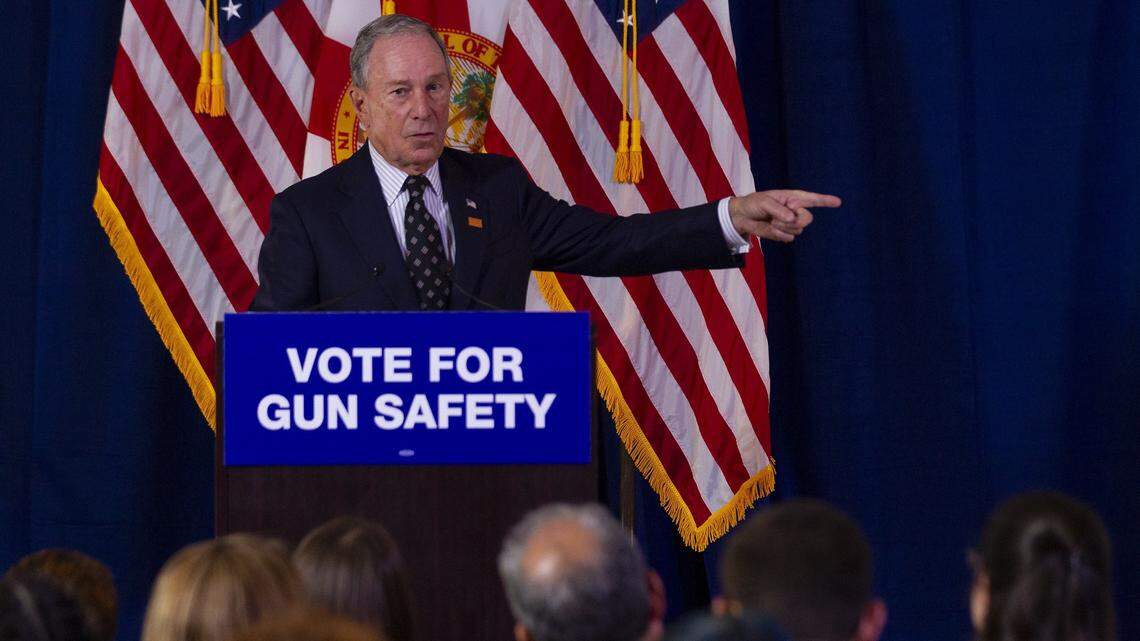 Everytown for Gun Safety, a gun control organization founded by former New York City Mayor Michael Bloomberg, shown at a Coral Springs event Friday, Oct. 5, 2018, will spend at least $2 million on Florida’s midterm elections.