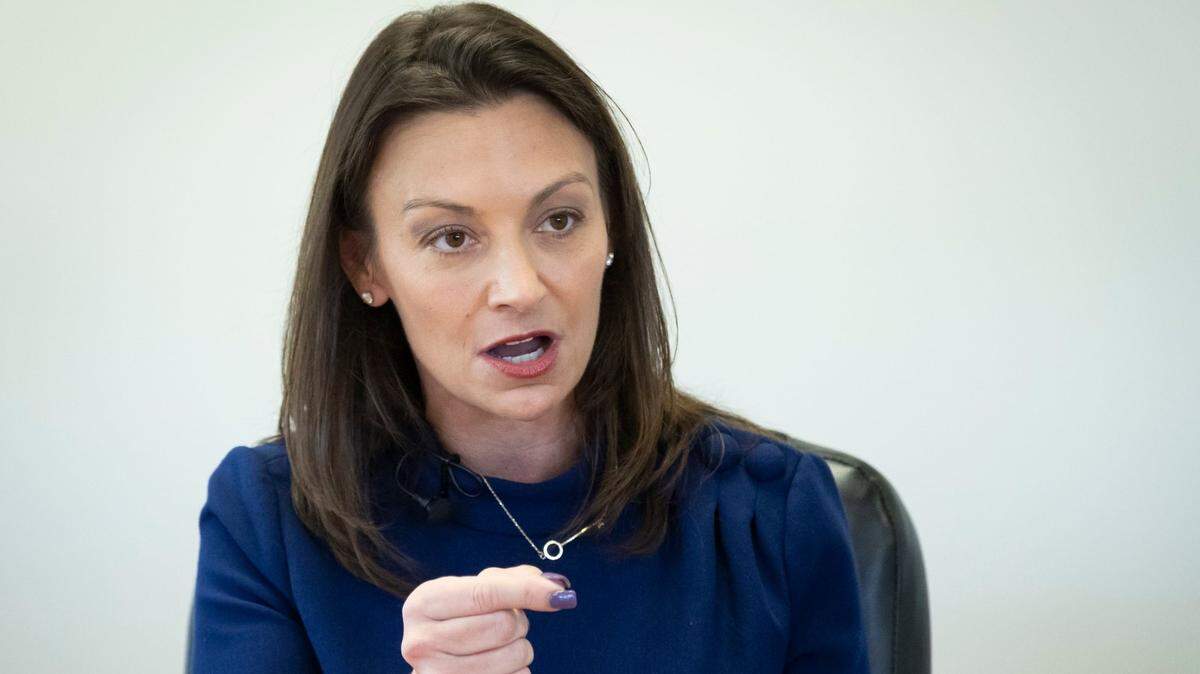 La comisionada de Agricultura Nikki Fried, quien se postula para la gobernación de la Florida, responde a las preguntas de la Junta Editorial del Miami Herald el lunes 11 de julio de 2022.