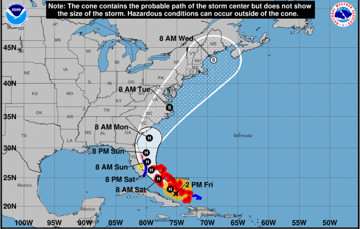 Hurricane Isaias is forecast to bring heavy rain, strong winds, possible flooding and “life-threatening” surf and rip current conditions along the east coast of Florida this weekend.&nbsp;