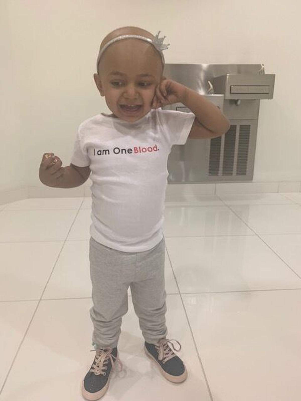 Zainab Mughal, 2, is battling cancer and is in need of blood donors.