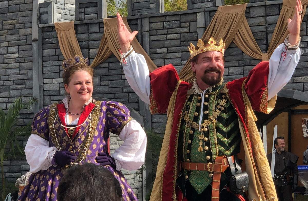 You should suck up to King Charles the Fifth and his bae, Queen Isabel if you want to have status at the Renaissance Festival.