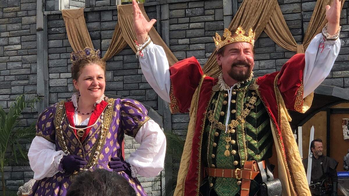 You should suck up to King Charles the Fifth and his bae, Queen Isabel if you want to have status at the Renaissance Festival.