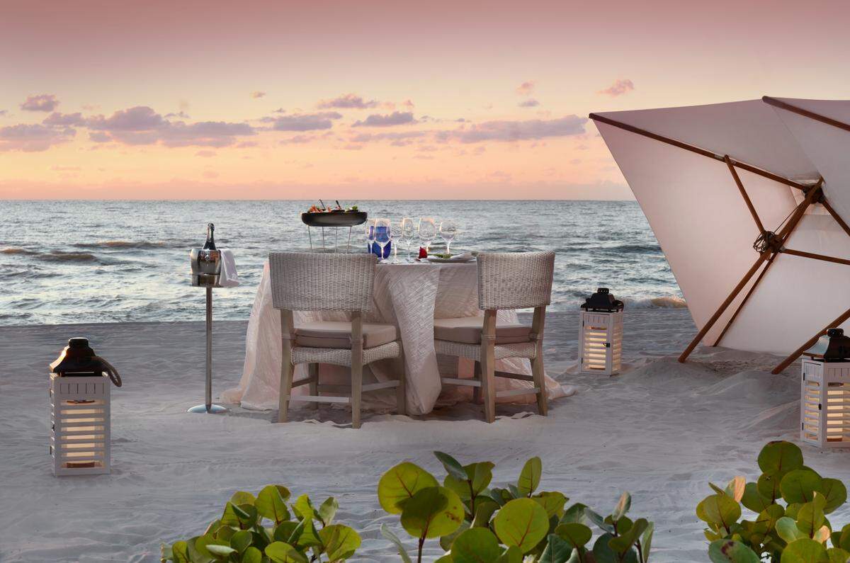 Sunset beach dinners and family-friendly perks like sleepover tents and s’mores kits make LaPlaya Beach & Golf Resort, Naples a dreamy summer escape.