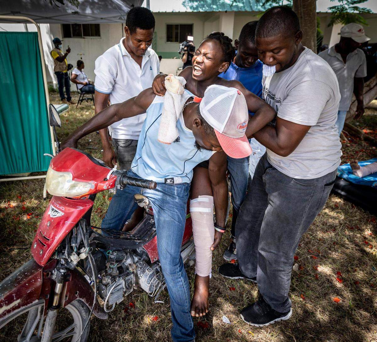 Les Cayes, Haiti, August 16 2021 -