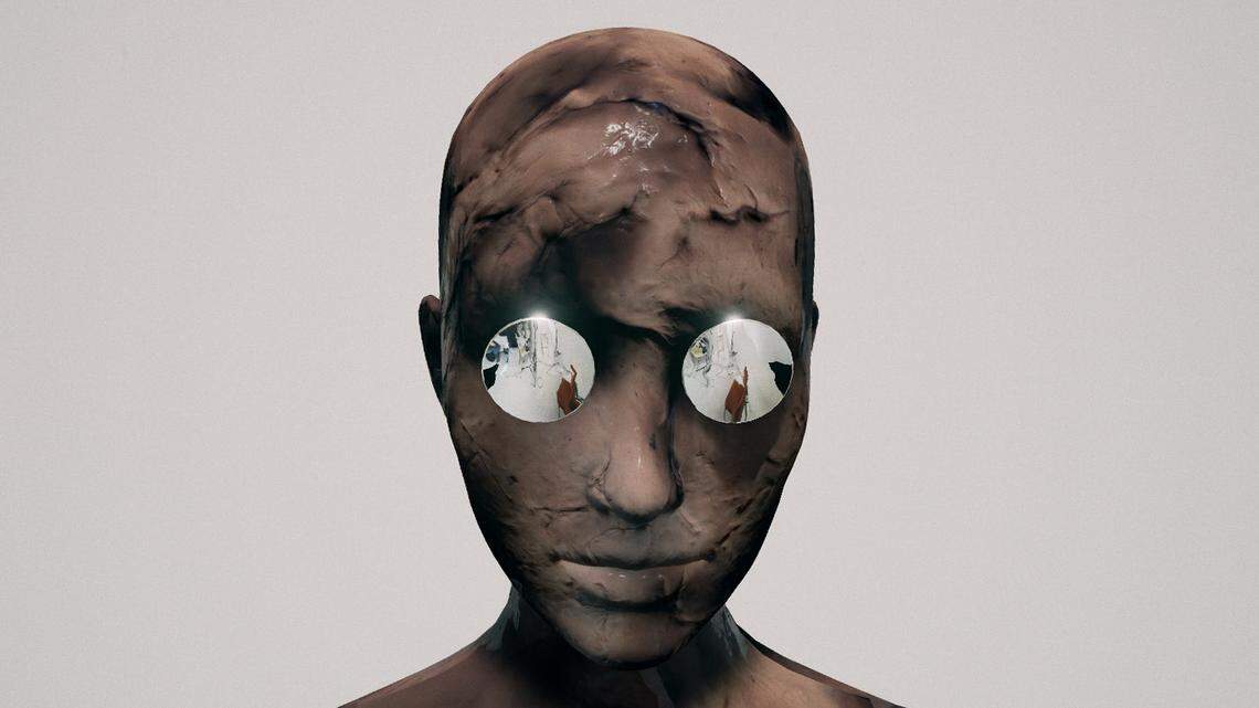 “Second Sex War Zone” detail by Sidsel Meineche Hansen, from “The Body Electric” exhibit at the Museum of Art and Design at Miami Dade College.