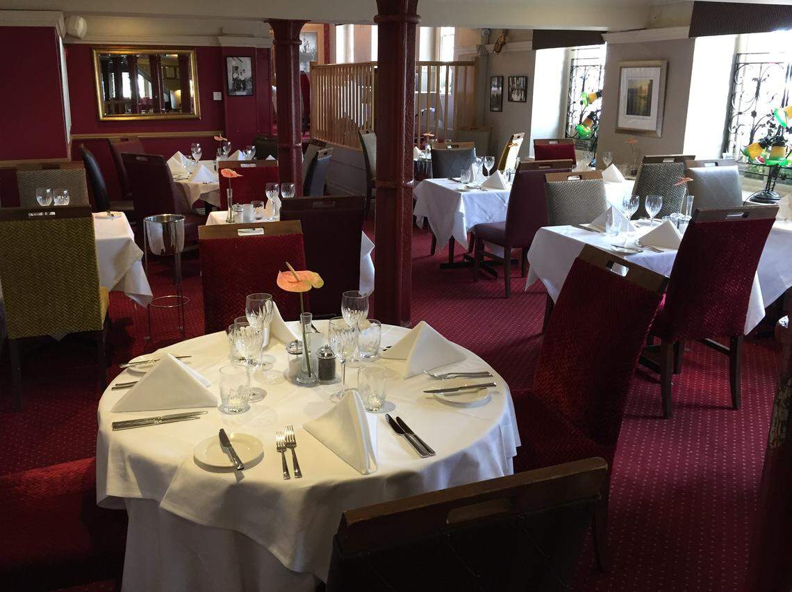 Ennio’s Italian restaurant is in a renovated Victorian warehouse building on the waterfront.