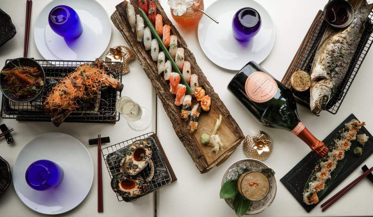 Sushi is king at Salvaje, but there are many other choices on the menu.