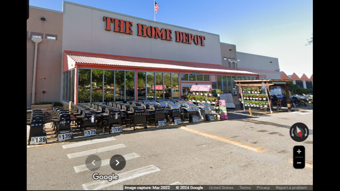The incident happened Friday, June 28, at the Home Depot store on Bloomingdale Avenue in Riverview, Florida, a 13-mile drive southeast from downtown Tampa, officials said.