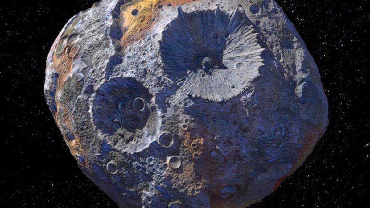 A NASA mission led by Arizona State University will visit the asteroid Psyche in 2026 following a four-year journey through the cosmos. It’s thought to consist primarily of metal. 