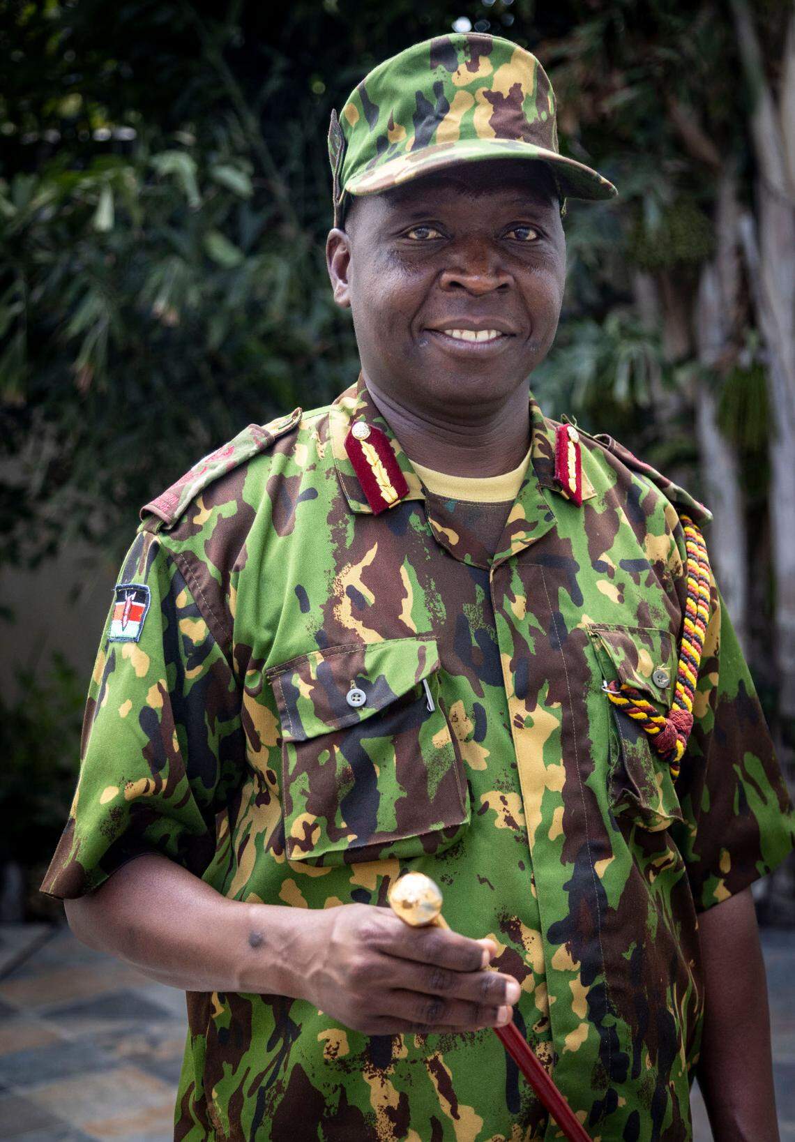 Godfrey Otunge, the commmander of the Kenya-led Multinational Security Support mission forces in Haiti