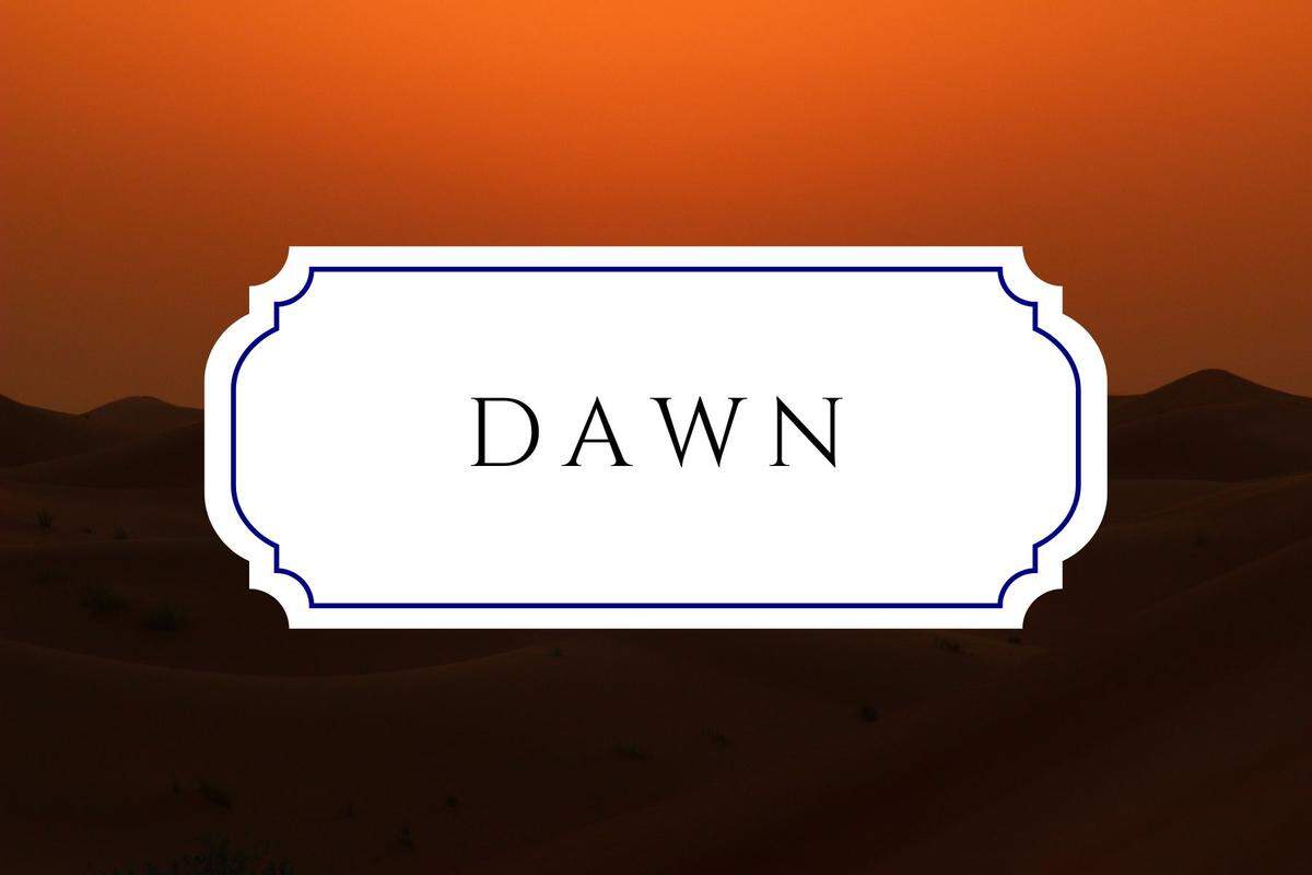 unique nature names dawn