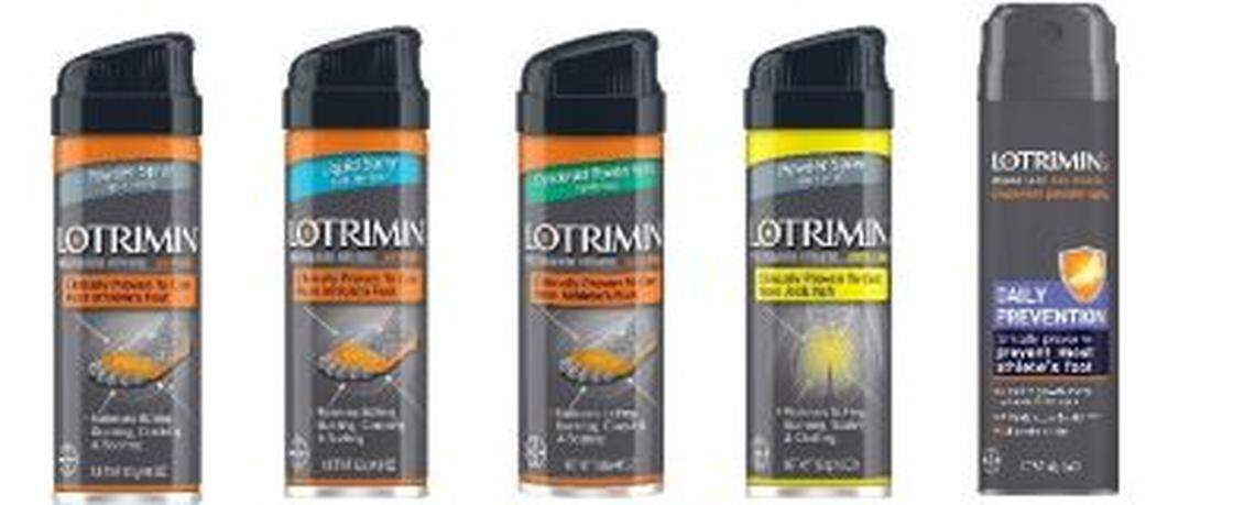 The five kinds of Lotrimin recalled