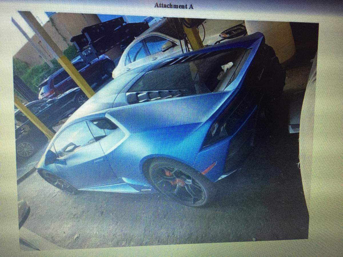 Miami businessman David T. Hines is accused of using federal loans for COVID-19 economic relief to buy a Lamborghini Huracan Evo for $318,497.