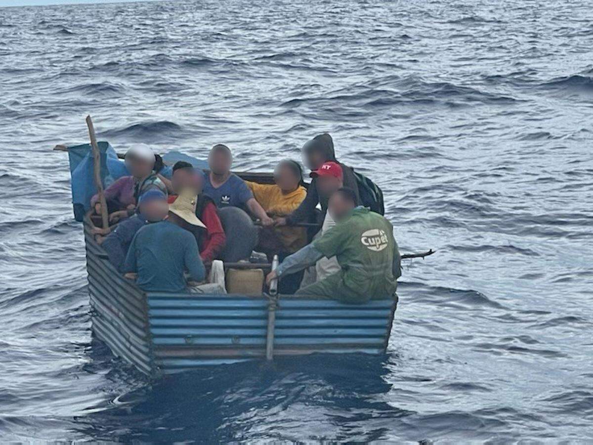 The U.S. Coast Guard intercepted a boat with 11 Cuban migrants on Monday, June 28, 2021. They were repatriated. More Cubans are attempting the perilous journey across the Florida Straights this year than in 2020.