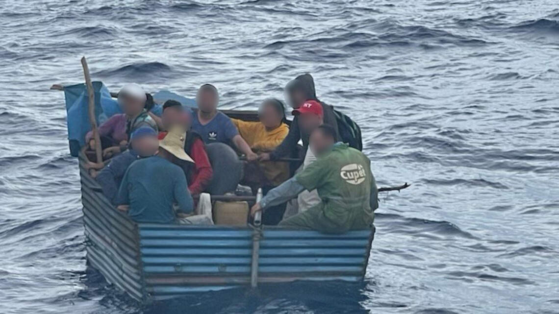 A migrant boat washed ashore in front of Surfside building. Cubans were repatriated