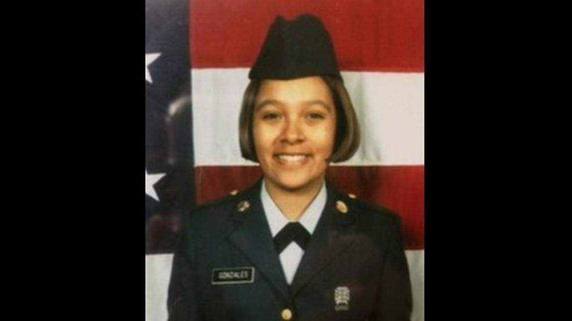U.S. Army soldier Amanda Gonzales was killed in November 2001 at a base in Germany.