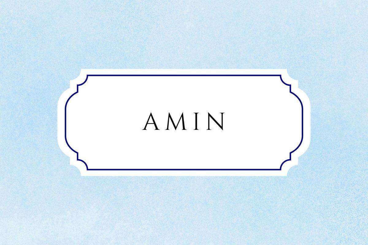 Baby name Amin