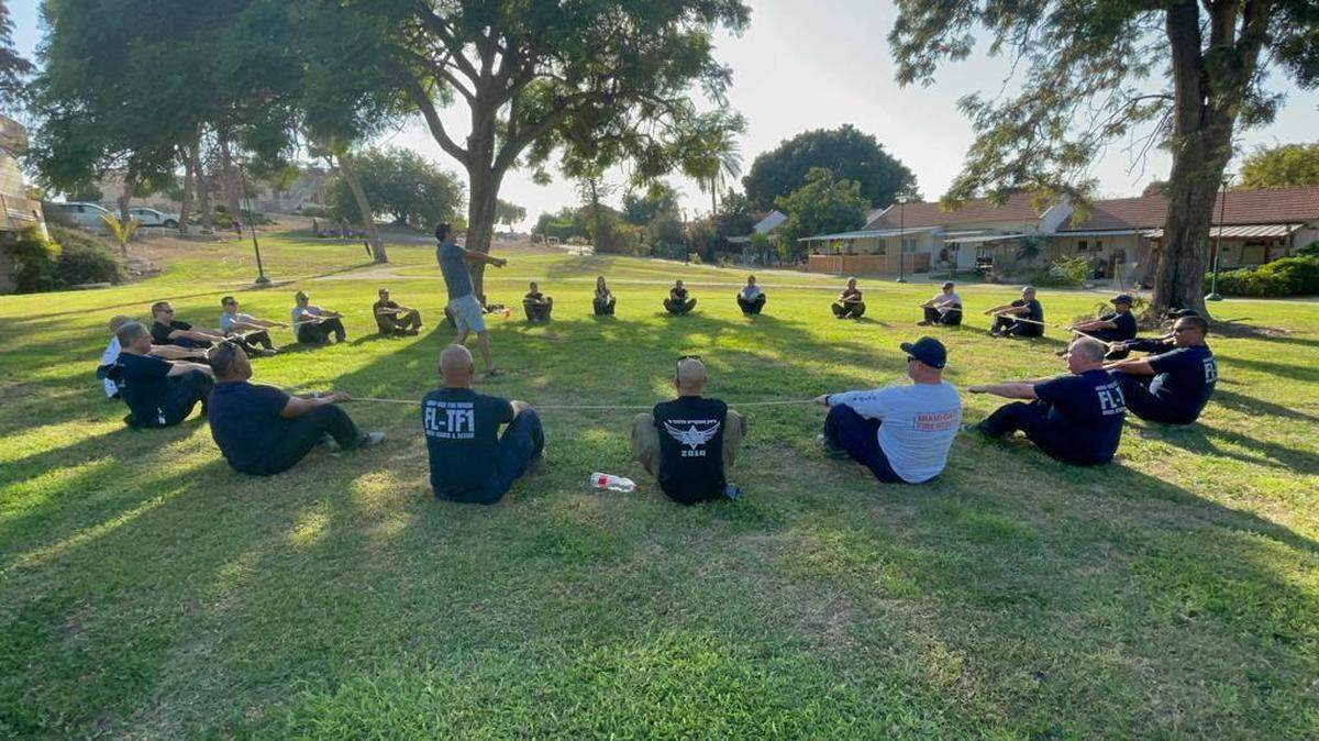 Rescuers from Florida Task Force 1 visit Israel to train with the country’s search and rescue team in early November 2021.