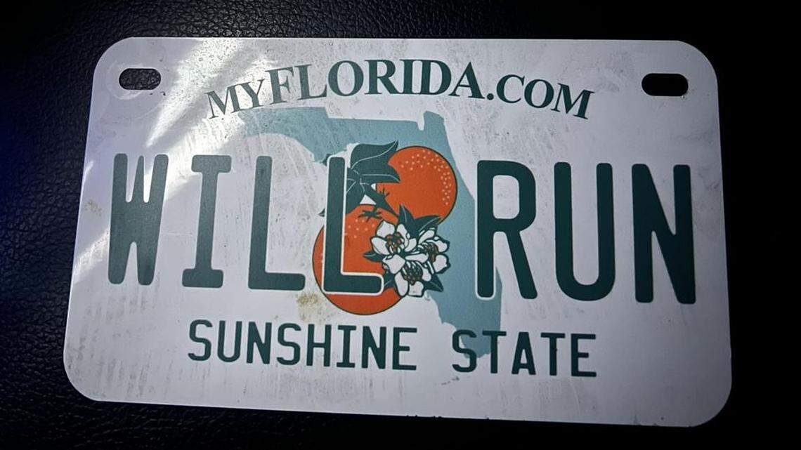 A biker sporting a fake “WILL RUN” license plate was taunting deputies to chase him as he led a 145-mph chase across multiple jurisdictions, according to Florida investigators.