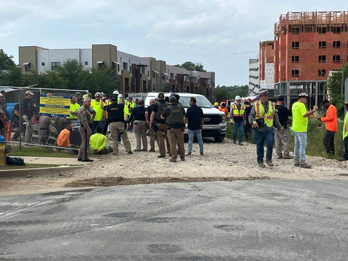 Scenes from immigration raids in Tallahassee, May 29, 2025, near CollegeTown.