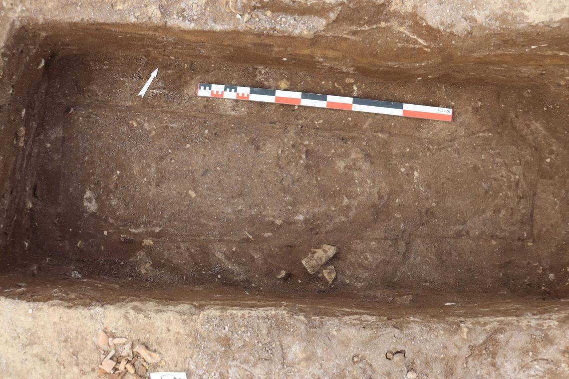 Nuns were buried in nailed wooden coffins inside the church, archaeologists said.
