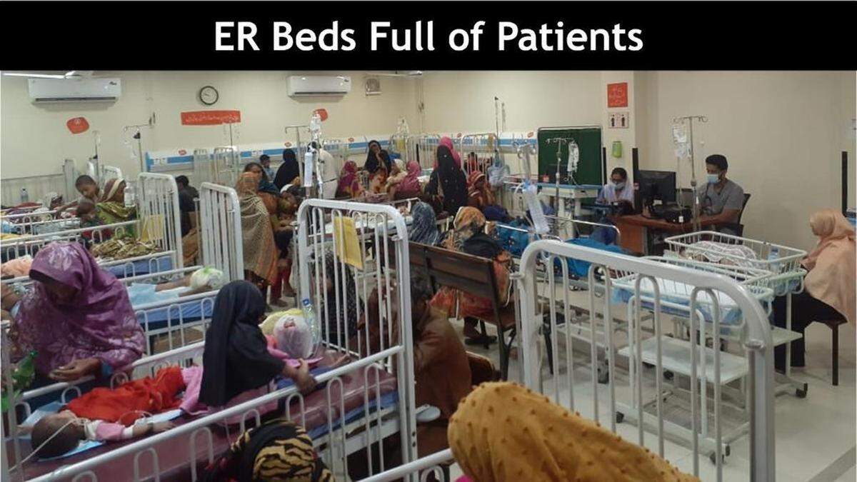 Medical professionals are treating three times the normal volume of children daily in the ERs located near heavily impacted areas. Most have contracted waterborne diseases.