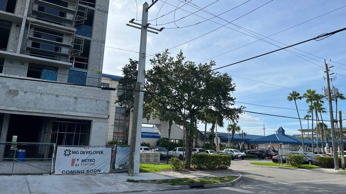 New apartment buildings are opening in the shadows of a Tri-Rail station in Hialeah that connects with nearby Metrorail and a route to downtown Miami.